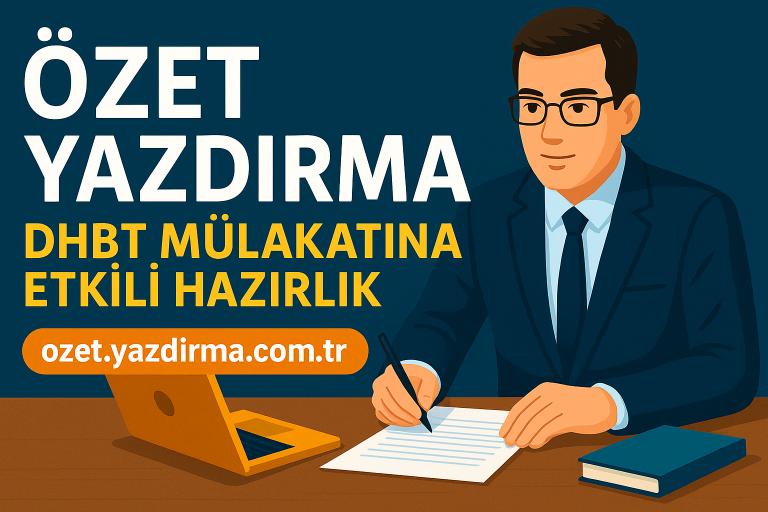 Read more about the article Özet Yazdırma ile DHBT Mülakatına Etkili Hazırlık