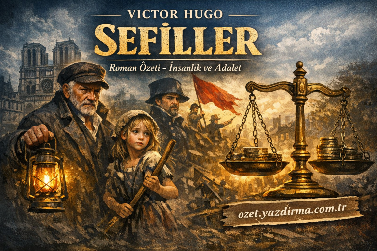 Read more about the article Victor Hugo Sefiller Roman Özeti – İnsanlık ve Adalet