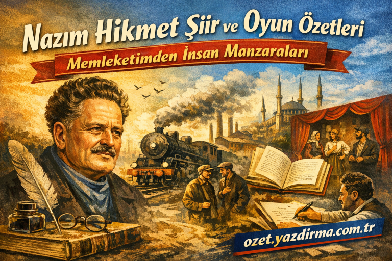 Read more about the article Nazım Hikmet Şiir ve Oyun Özetleri | Memleketimden İnsan Manzaraları