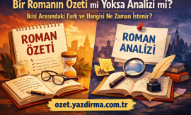 Bir Romanın Özeti mi Yoksa Analizi mi? İkisi Arasındaki Fark ve Hangisi Ne Zaman İstenir?