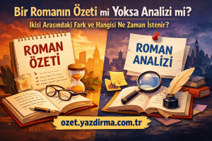 Read more about the article Bir Romanın Özeti mi Yoksa Analizi mi? İkisi Arasındaki Fark ve Hangisi Ne Zaman İstenir?