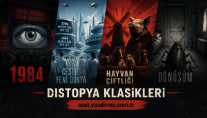 Read more about the article Distopya Klasikleri – 1984, Cesur Yeni Dünya, Hayvan Çiftliği ve Dönüşüm Özetleri