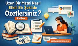Uzun Bir Metni Nasıl Etkili Bir Şekilde Özetlersiniz? | Rehber