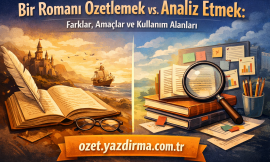 Bir Romanı Özetlemek vs. Analiz Etmek: Farklar, Amaçlar ve Kullanım Alanları