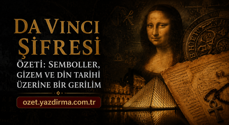 Read more about the article Da Vinci Şifresi Özeti: Semboller, Gizem ve Din Tarihi Üzerine Bir Gerilim