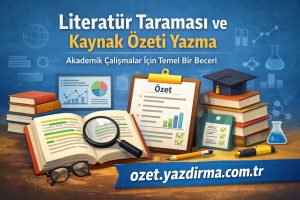 Read more about the article Literatür Taraması ve Kaynak Özeti Yazma: Akademik Çalışmalar İçin Temel Bir Beceri