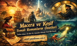 Macera ve Keşif Temalı Romanların Özetleri: Define Adası, On Bin Yıl, Denizler Altında Yirmi Bin Fersah