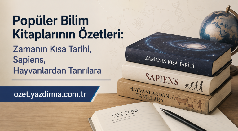 Read more about the article Popüler Bilim Kitaplarının Özetleri: Zamanın Kısa Tarihi, Sapiens, Hayvanlardan Tanrılara