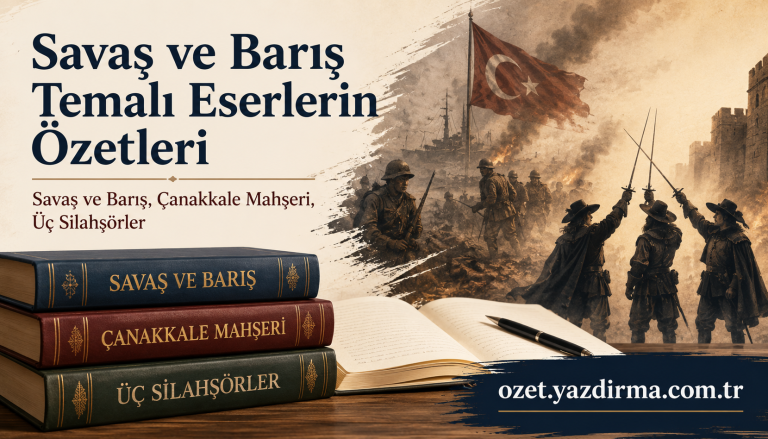 Read more about the article Savaş ve Barış Temalı Eserlerin Özetleri: Savaş ve Barış, Çanakkale Mahşeri, Üç Silahşörler